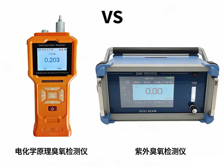 電化學(xué)臭氧傳感器 vs 紫外臭氧分析儀：